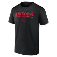 Arizona Diamondbacks Stranger Things Logo Lockup T-Shirt - MLB T-shirts
