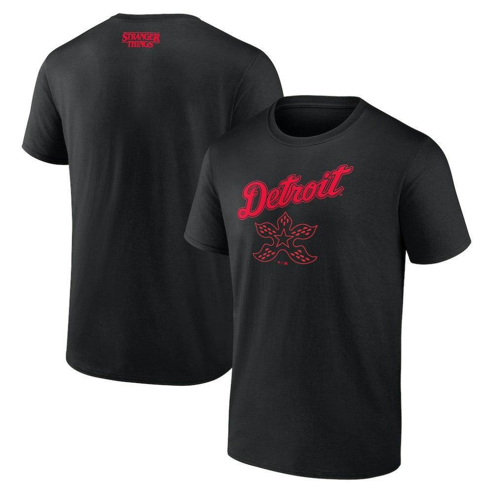 Detroit Tigers Stranger Things Demogorgan T-Shirt - MLB T-shirts