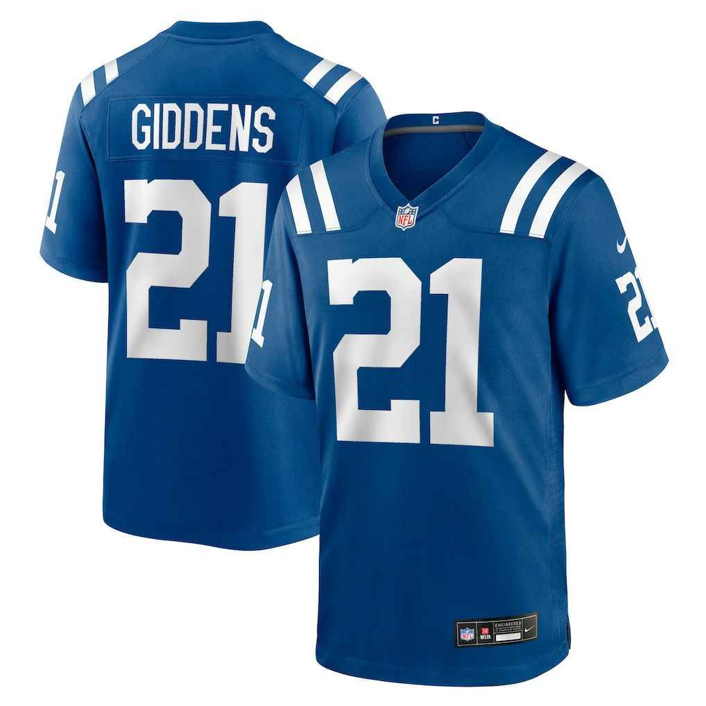 Indianapolis Colts DJ Giddens  Team Game Jersey | NFL US
