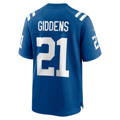 Indianapolis Colts DJ Giddens  Team Game Jersey | NFL US