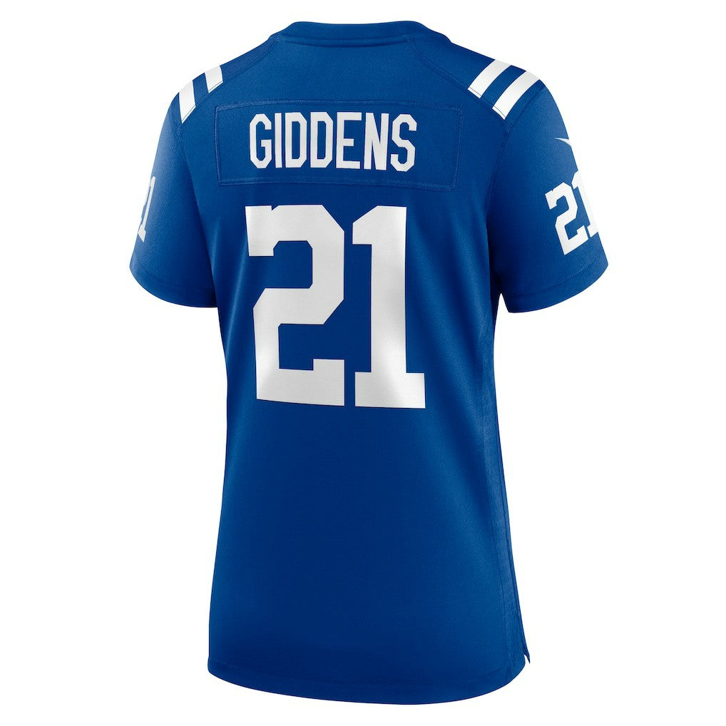 Indianapolis Colts DJ Giddens  Women's Team Game Jersey | NFL US