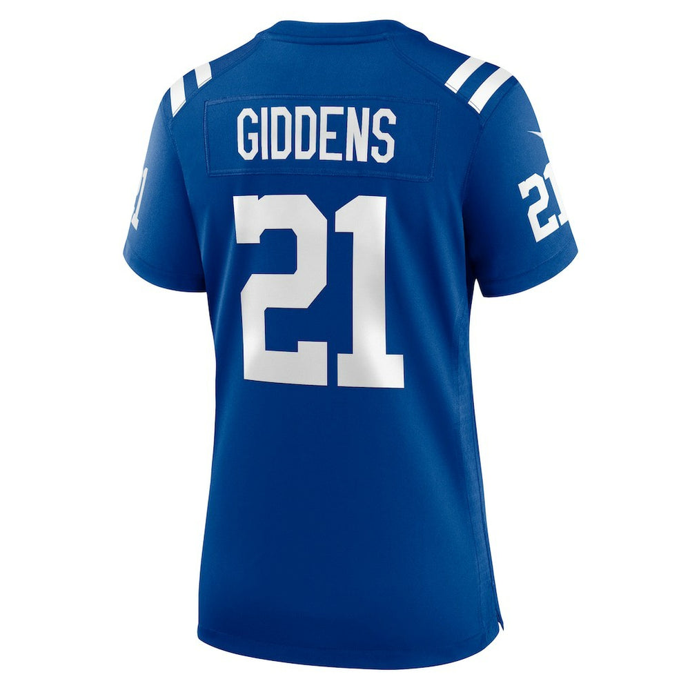 Indianapolis Colts DJ Giddens  Women's Team Game Jersey | NFL US