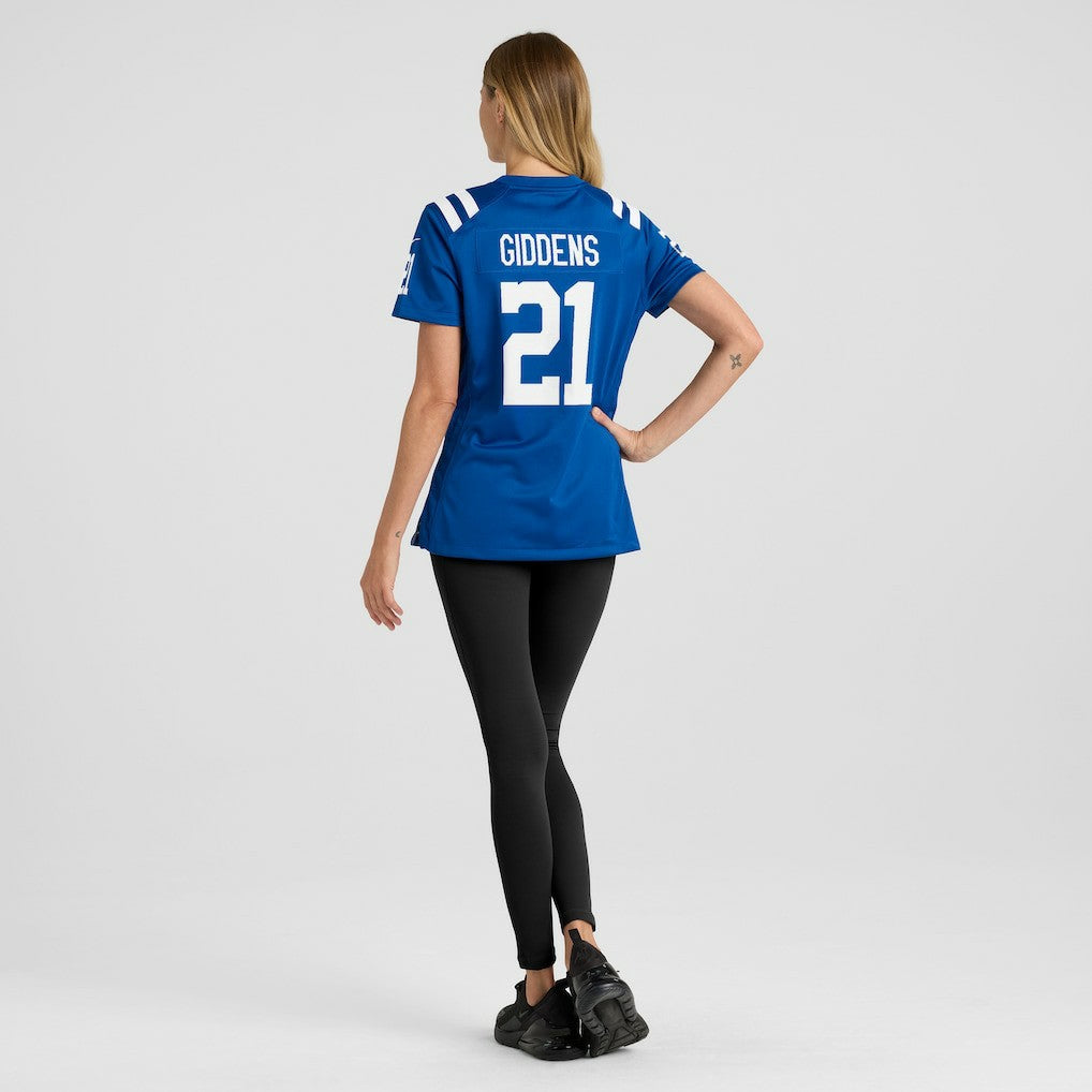 Indianapolis Colts DJ Giddens  Women's Team Game Jersey | NFL US