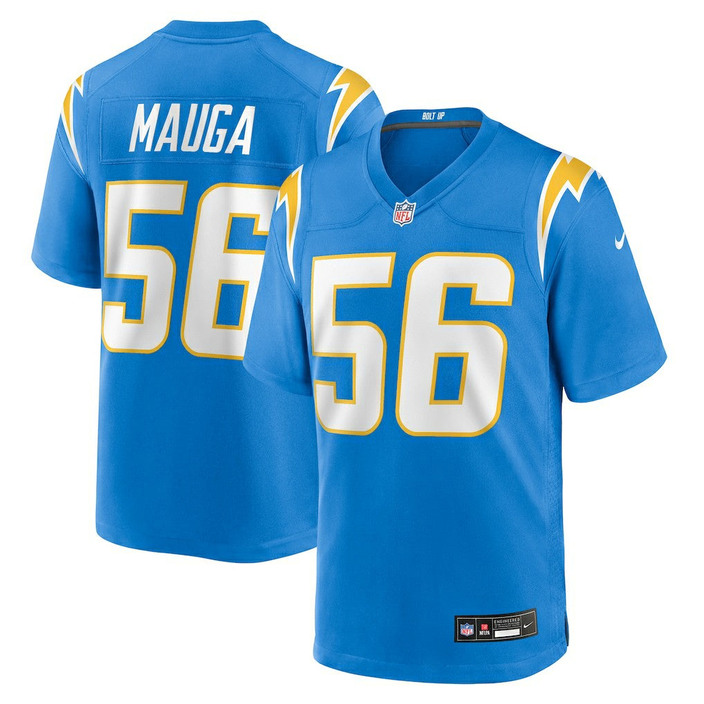 Los Angeles Chargers Kanai Mauga  Team Game Jersey | NFL Outlet