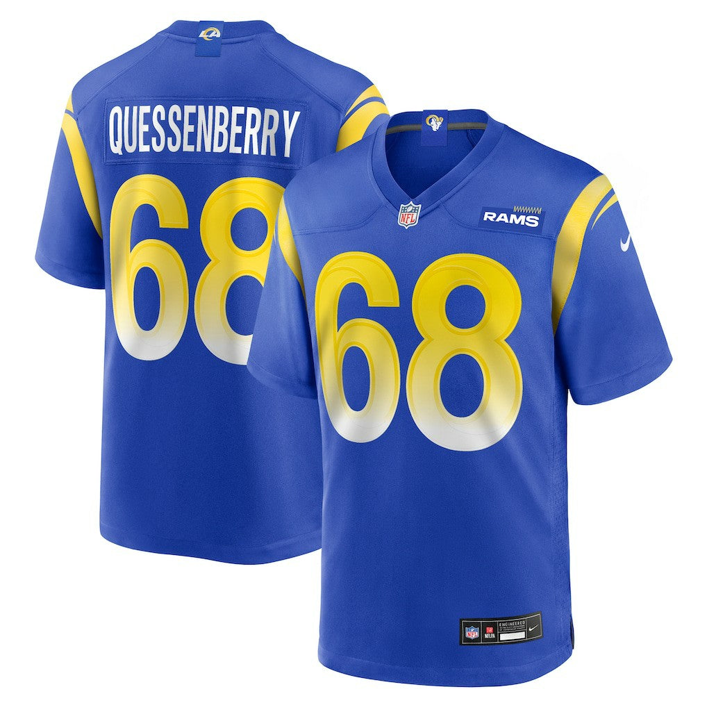 Los Angeles Rams David Quessenberry  Team Game Jersey | NFL Sale