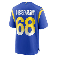 Los Angeles Rams David Quessenberry  Team Game Jersey | NFL Sale