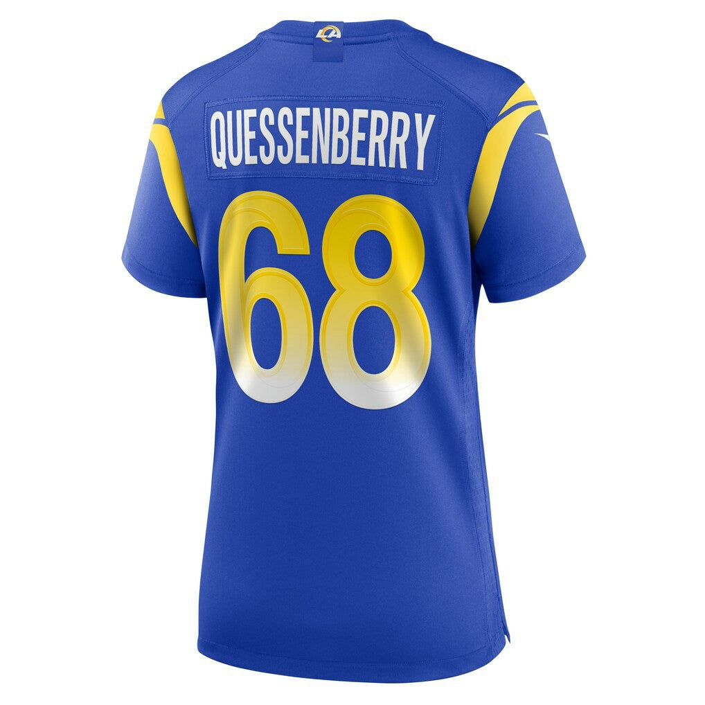 Los Angeles Rams David Quessenberry  Women's Team Game Jersey | NFL Near me
