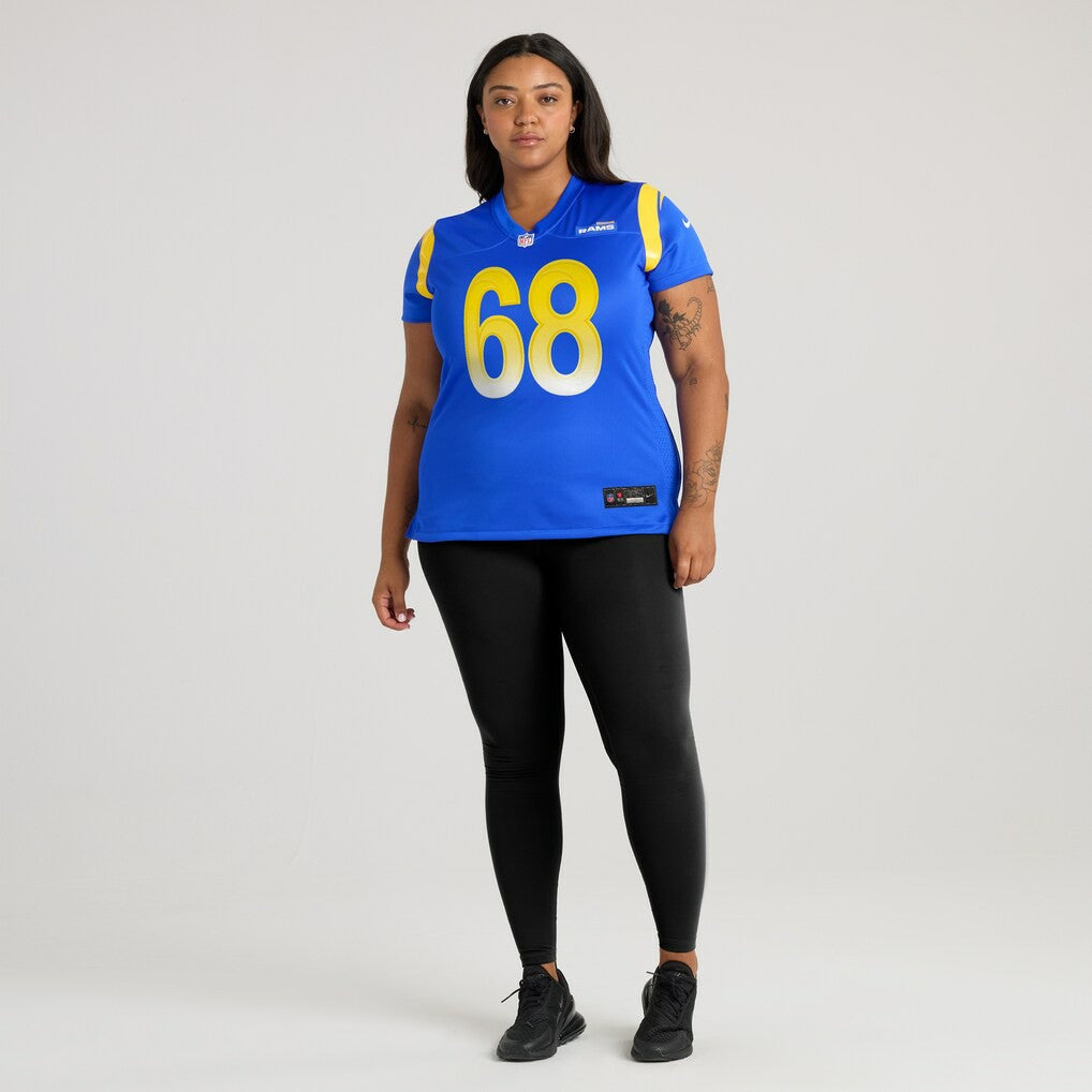 Los Angeles Rams David Quessenberry  Women's Team Game Jersey | NFL Near me