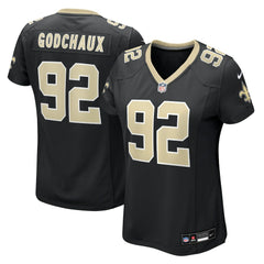 New Orleans Saints Davon Godchaux  Women's Team Game Jersey | NFL US