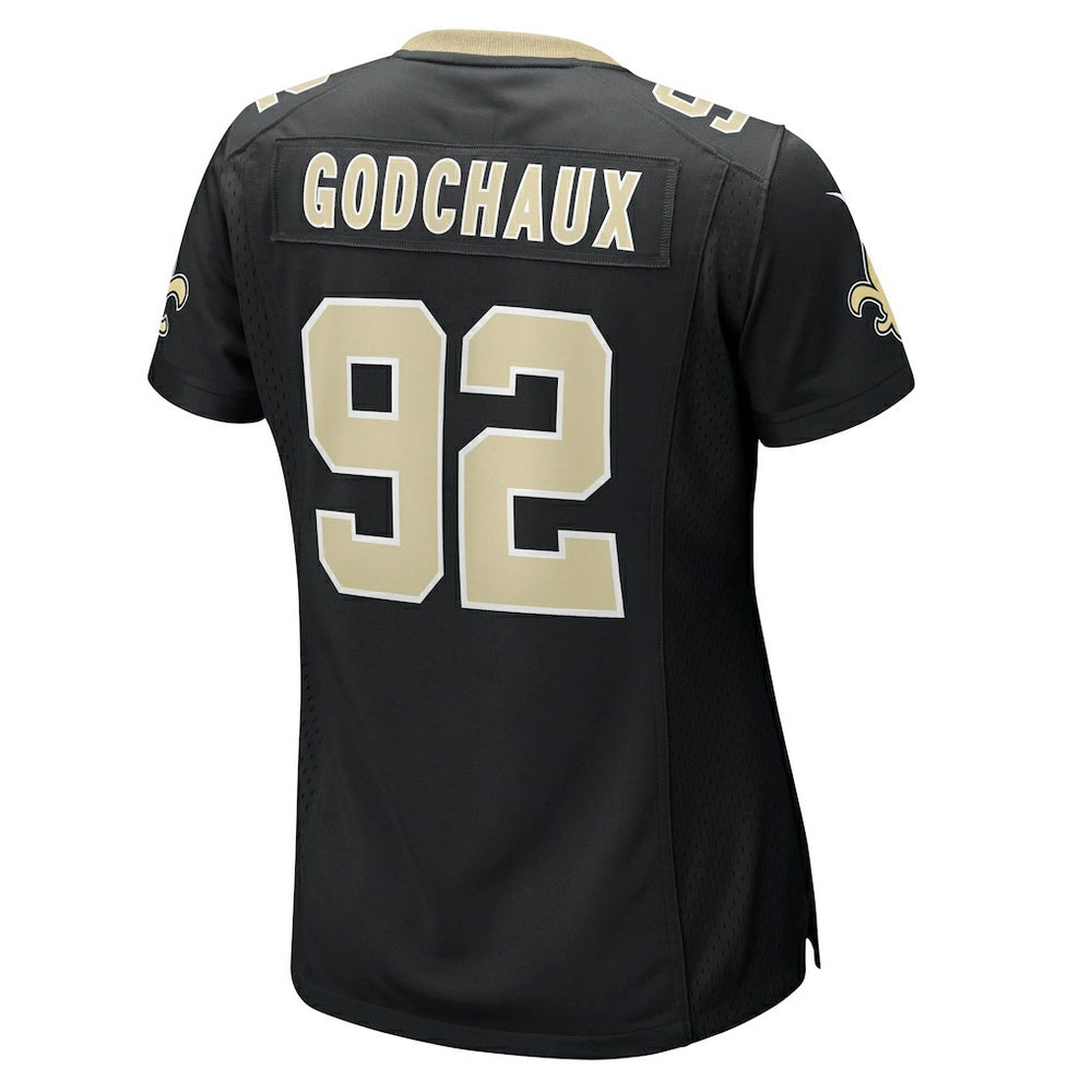 New Orleans Saints Davon Godchaux  Women's Team Game Jersey | NFL US