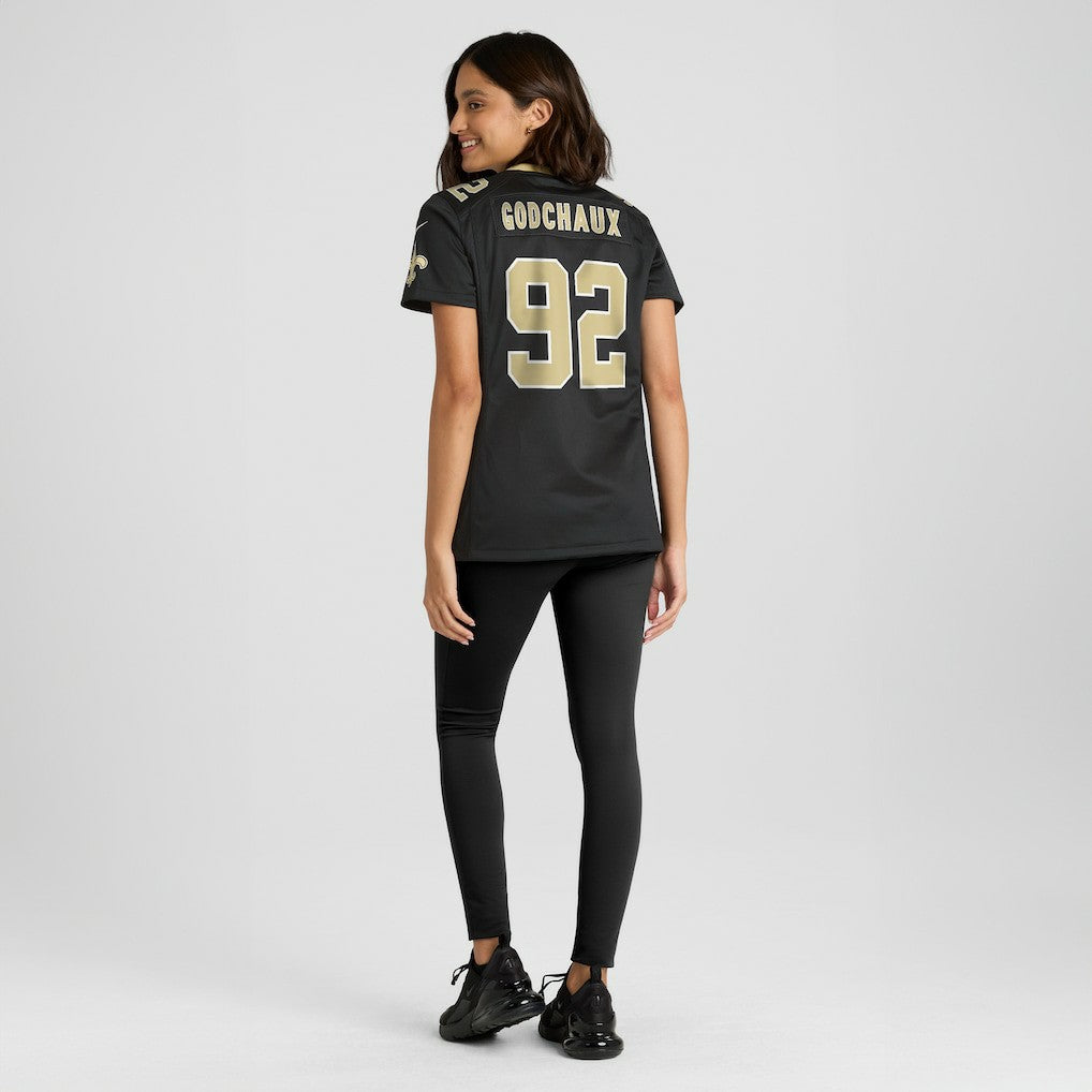 New Orleans Saints Davon Godchaux  Women's Team Game Jersey | NFL US