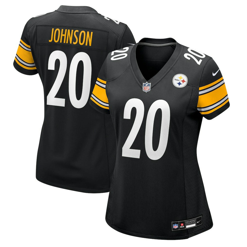 Pittsburgh Steelers Kaleb Johnson  Women's Team Game Jersey | NFL Outlet