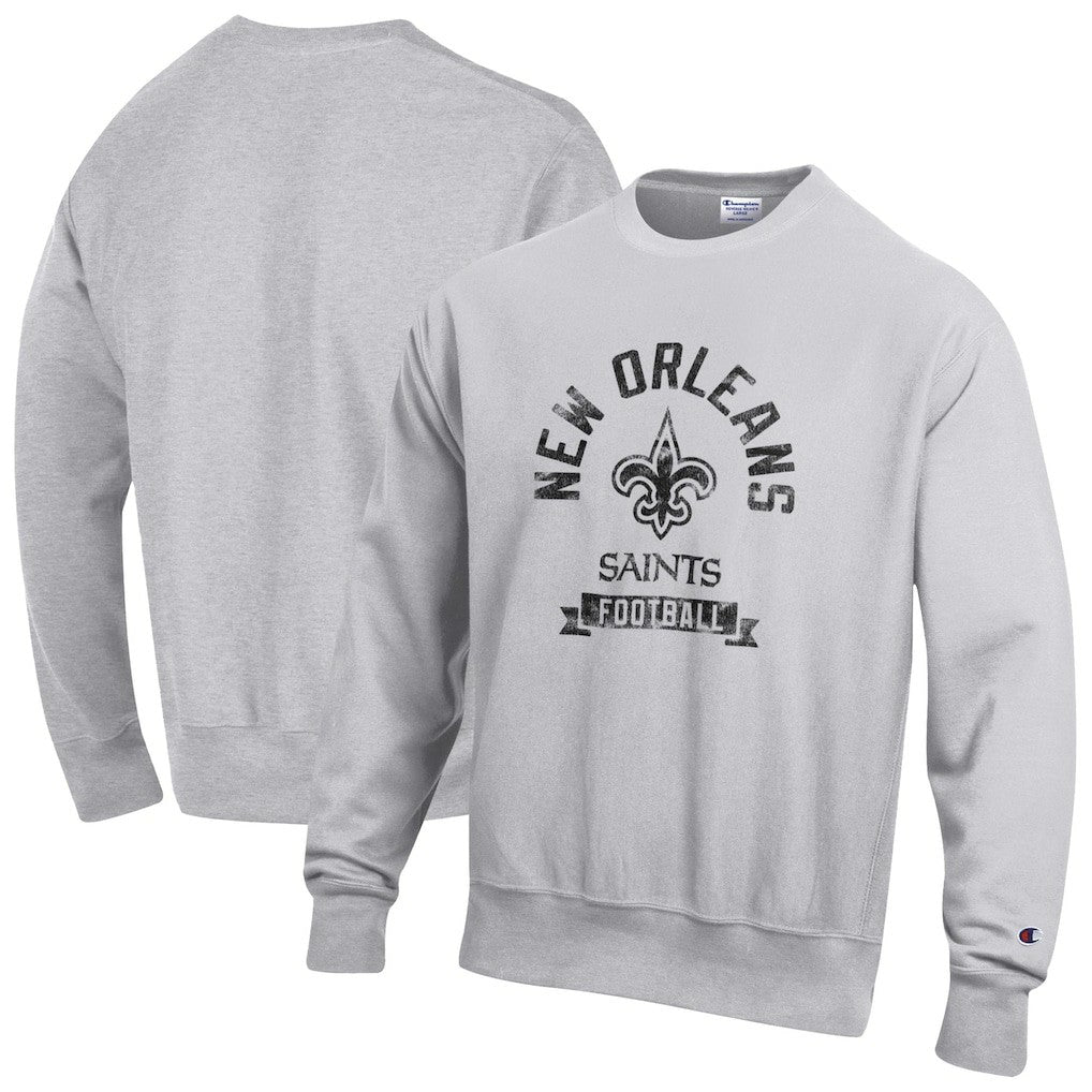 New Orleans Saints Reverse Weave Fleece Pullover Sweatshirt | NFL Online