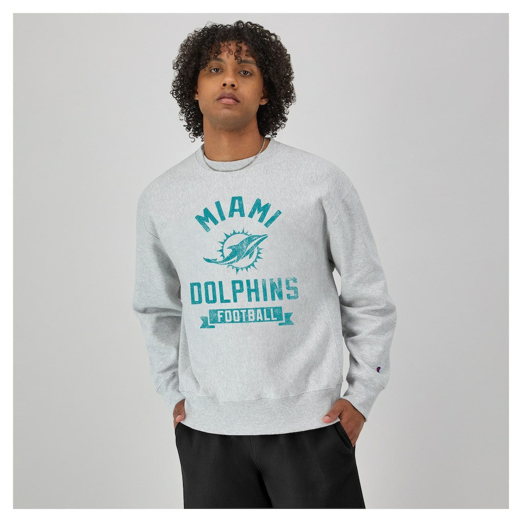 Miami Dolphins Reverse Weave Fleece Pullover Sweatshirt | NFL US