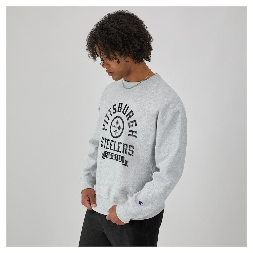 Pittsburgh Steelers Reverse Weave Fleece Pullover Sweatshirt | NFL Outlet