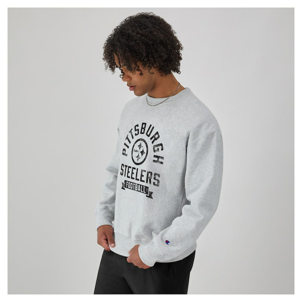 Pittsburgh Steelers Reverse Weave Fleece Pullover Sweatshirt | NFL Outlet
