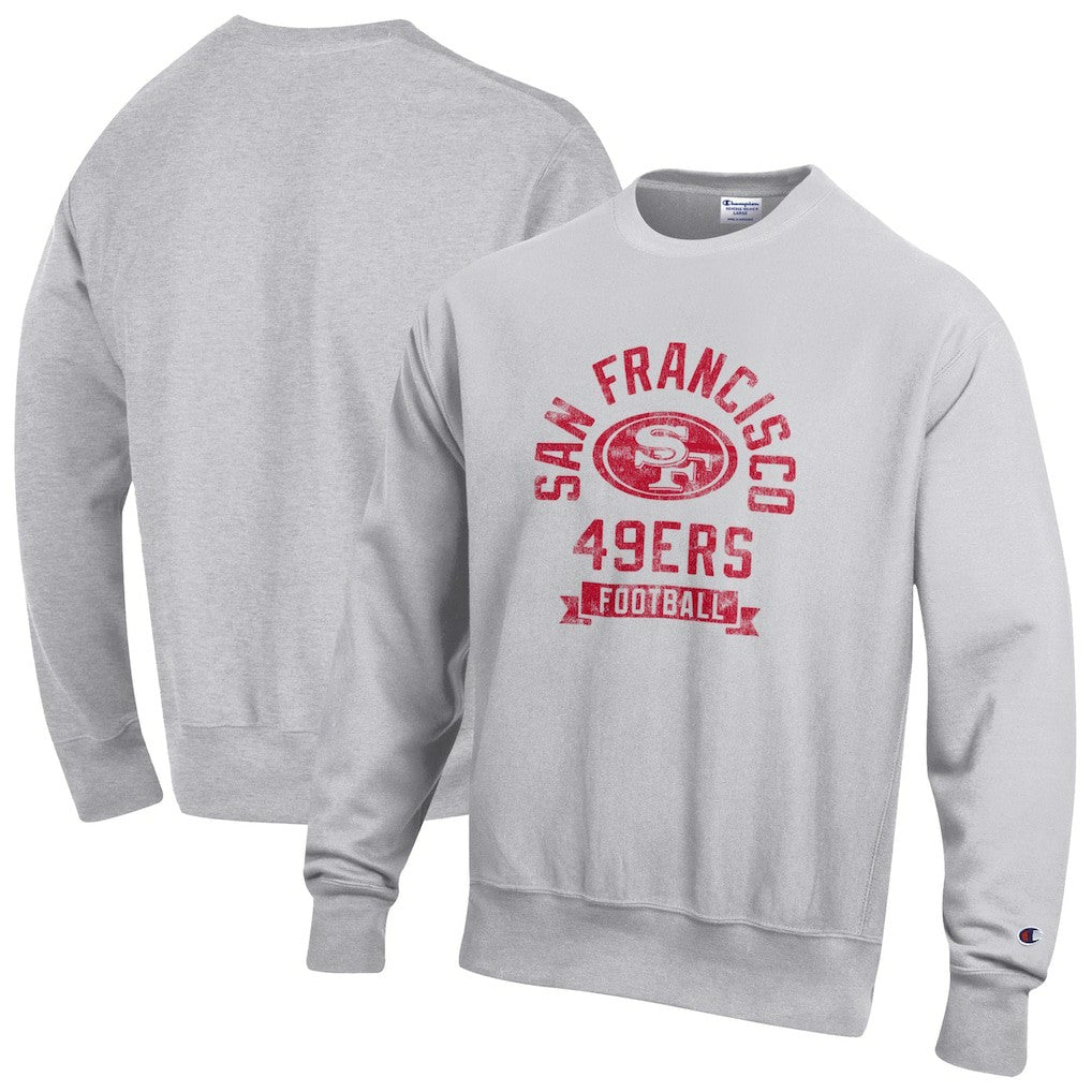 San Francisco 49ers Reverse Weave Fleece Pullover Sweatshirt | NFL Outlet