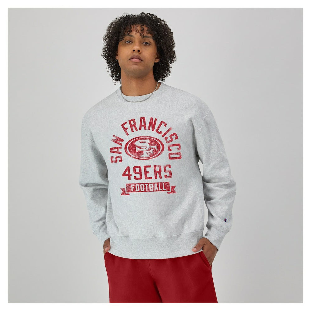 San Francisco 49ers Reverse Weave Fleece Pullover Sweatshirt | NFL Outlet