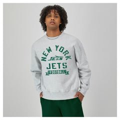 New York Jets Reverse Weave Fleece Pullover Sweatshirt | NFL Outlet
