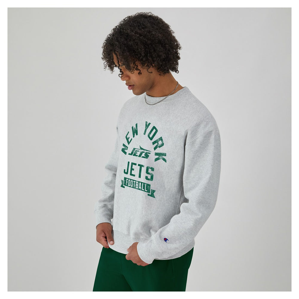 New York Jets Reverse Weave Fleece Pullover Sweatshirt | NFL Outlet