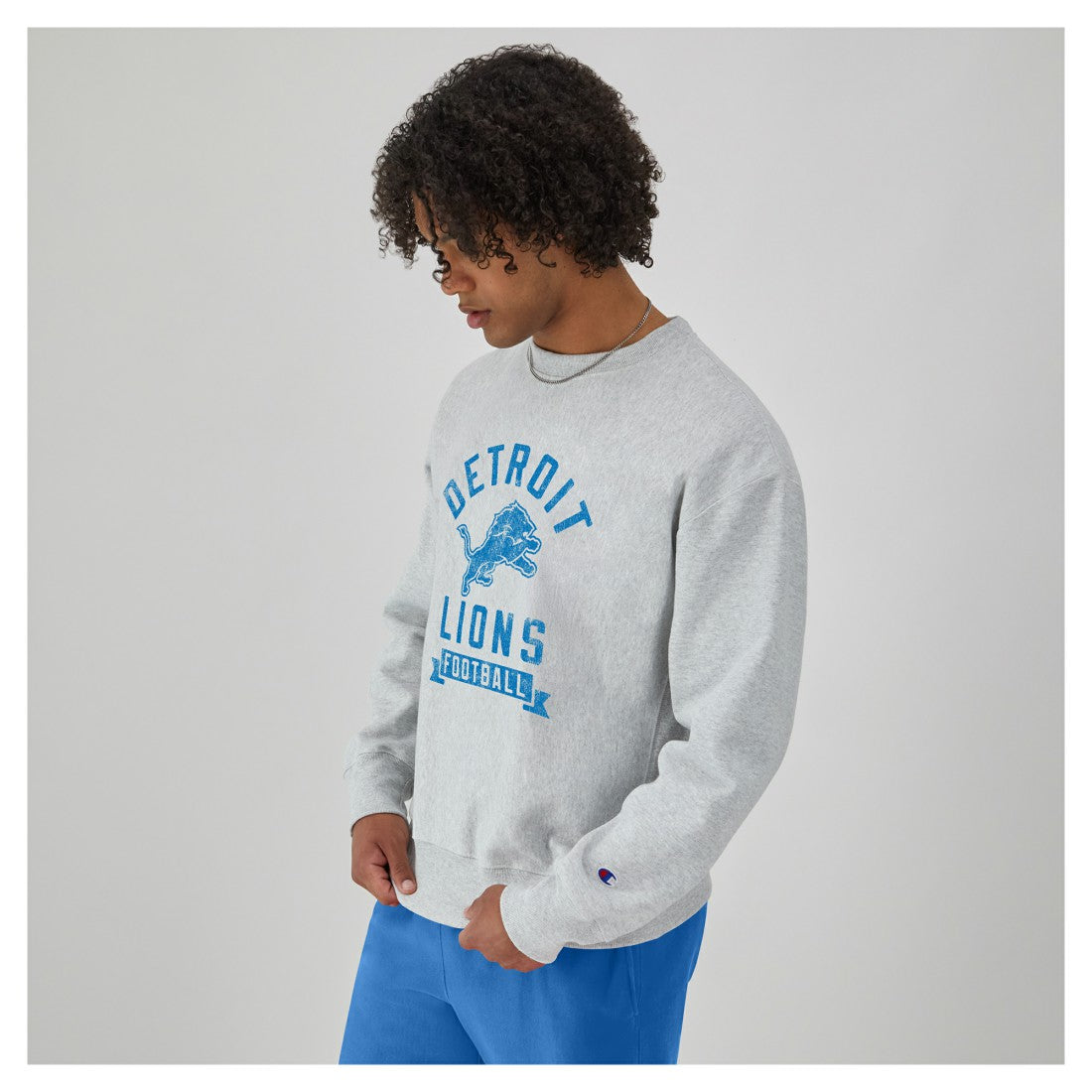 Detroit Lions Reverse Weave Fleece Pullover Sweatshirt | NFL On sale