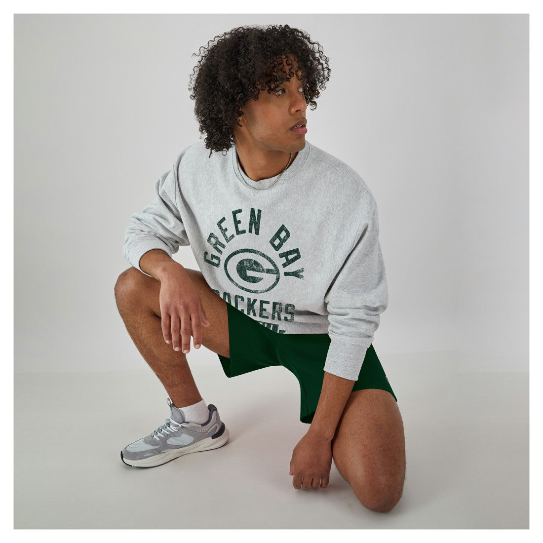 Green Bay Packers Reverse Weave Fleece Pullover Sweatshirt | NFL New