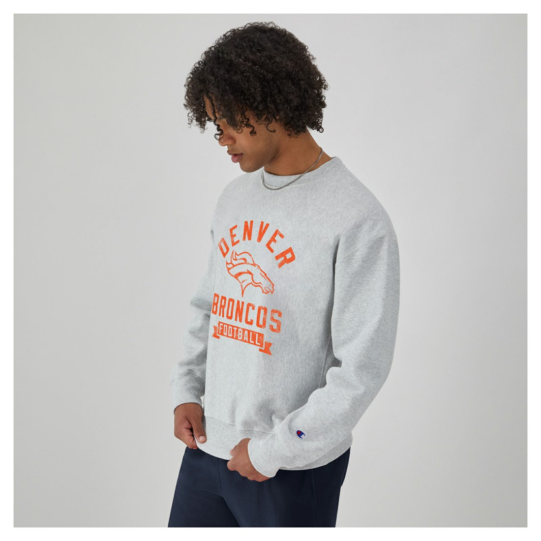 Denver Broncos Reverse Weave Fleece Pullover Sweatshirt | NFL On sale