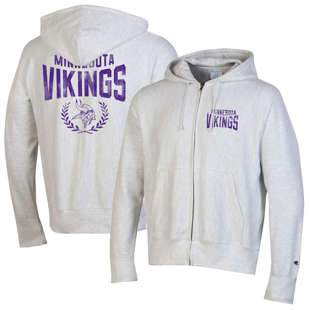 Minnesota Vikings Reverse Weave Full-Zip Hoodie | NFL On sale