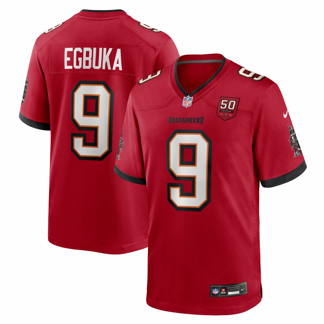 Tampa Bay Buccaneers Emeka Egbuka  Team Game Jersey | NFL Discount