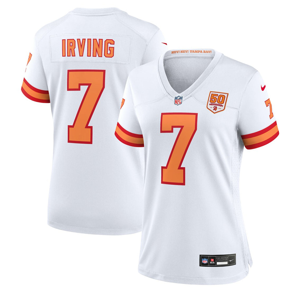 Tampa Bay Buccaneers Bucky Irving '76  Women's 50th Season Game Jersey | NFL Hot