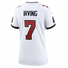 Tampa Bay Buccaneers Bucky Irving  Women's 50th Season White Game Jersey | NFL Sale