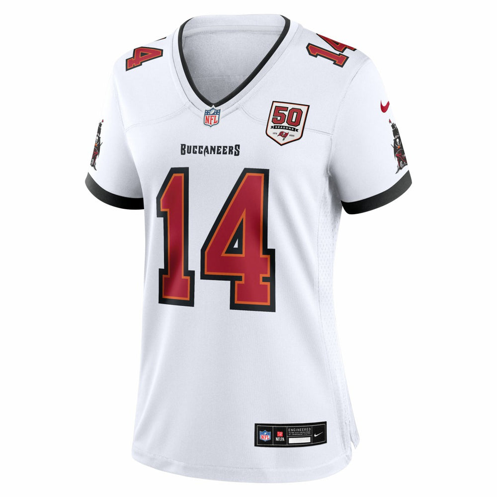 Tampa Bay Buccaneers Chris Godwin Jr.  Women's 50th Season White Game Jersey | NFL Online