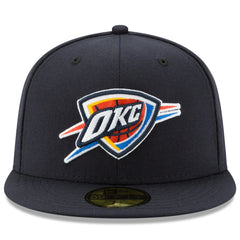 Navy Oklahoma City Thunder 2025 NBA Finals Champions Side Patch 59FIFTY Fitted Hat | NBA
