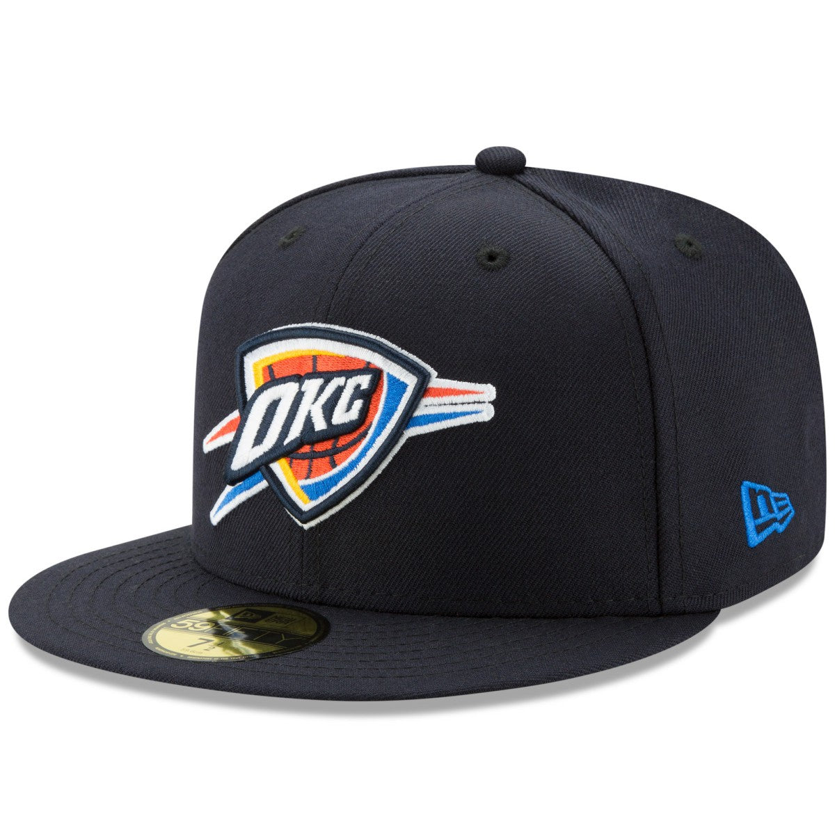 Navy Oklahoma City Thunder 2025 NBA Finals Champions Side Patch 59FIFTY Fitted Hat | NBA
