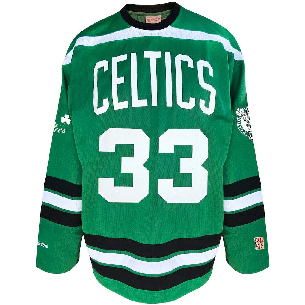 Kelly Green Larry Bird Boston Celtics Big & Tall NBA Hockey Jersey | NBA
