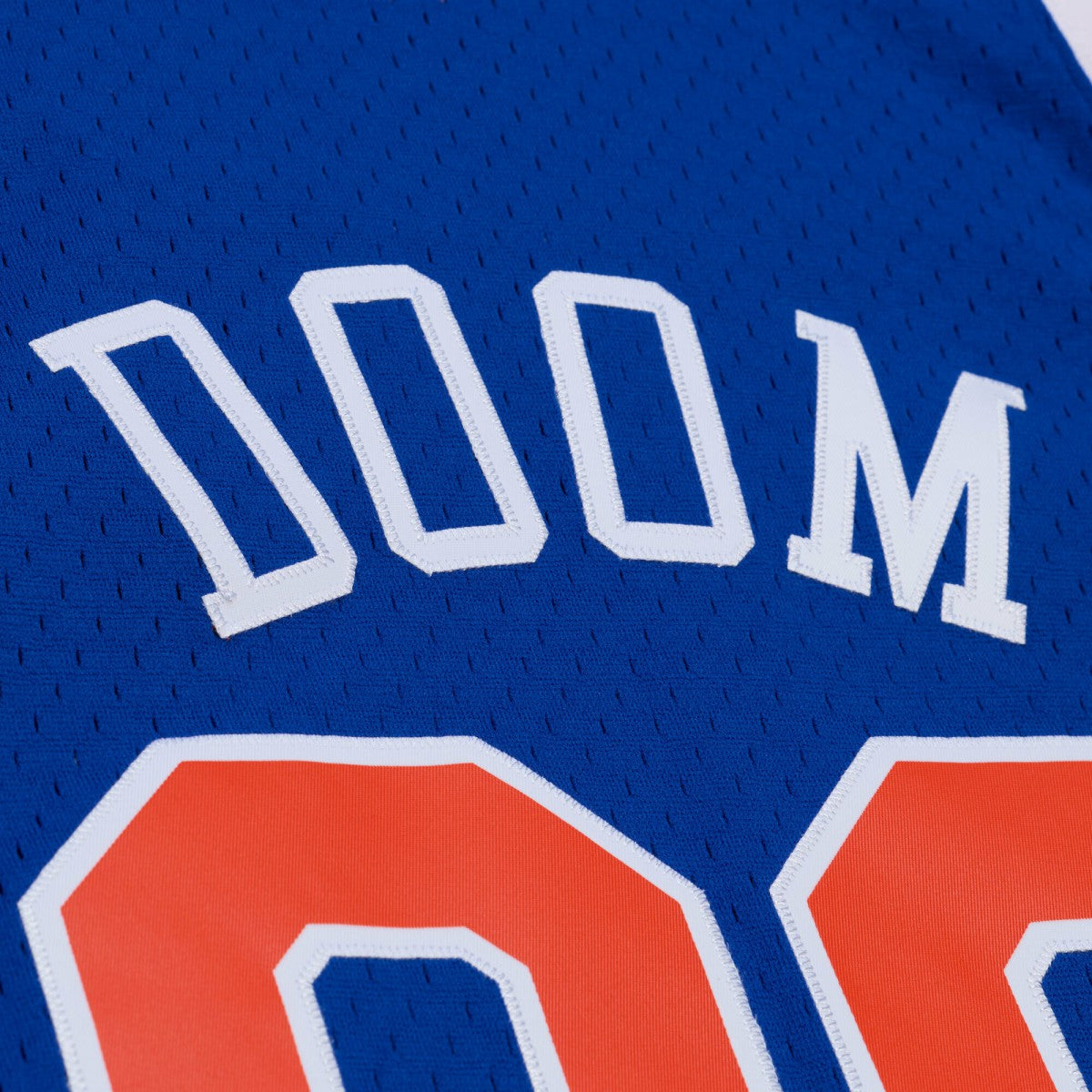 Blue MF DOOM x NY Knicks x A New York Story Fashion Jersey | NBA