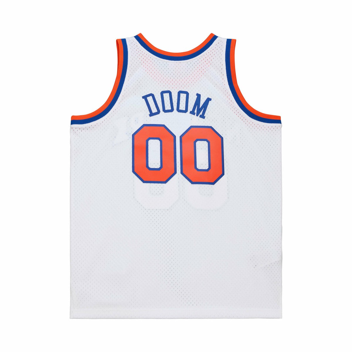 White MF DOOM x NY Knicks x A New York Story Fashion Jersey | NBA