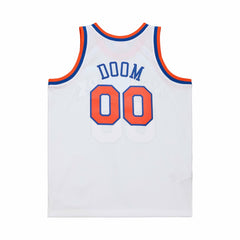 White MF DOOM x NY Knicks x A New York Story Fashion Jersey | NBA