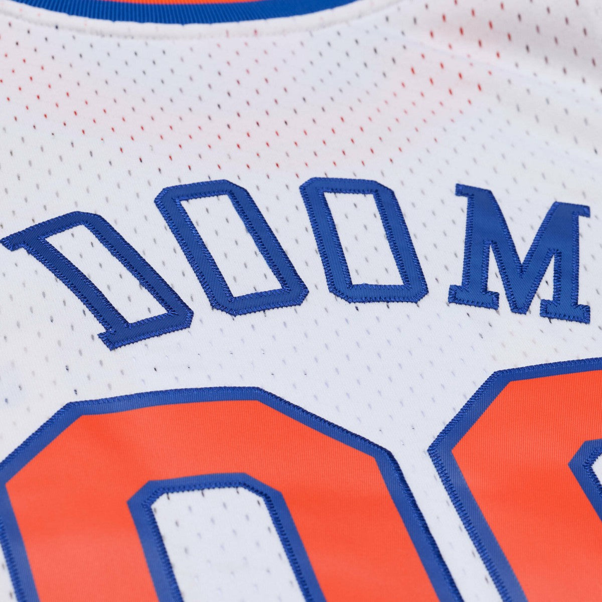 White MF DOOM x NY Knicks x A New York Story Fashion Jersey | NBA