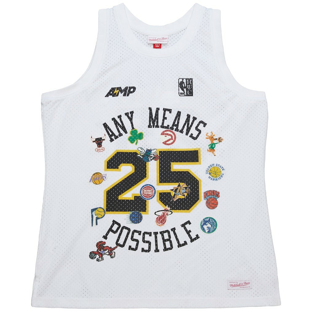 White  x NBA x AMP Mesh Tank Top | NBA