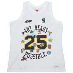 White  x NBA x AMP Mesh Tank Top | NBA