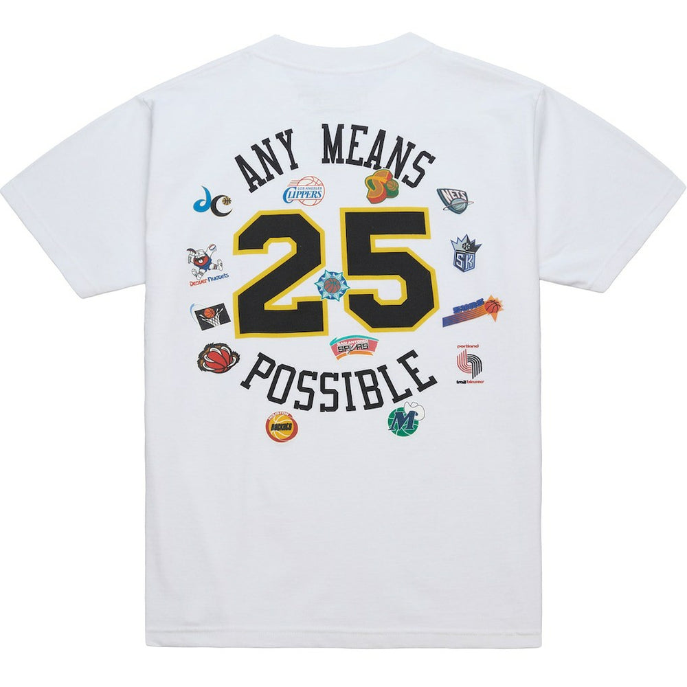White  x NBA x AMP T-Shirt | NBA