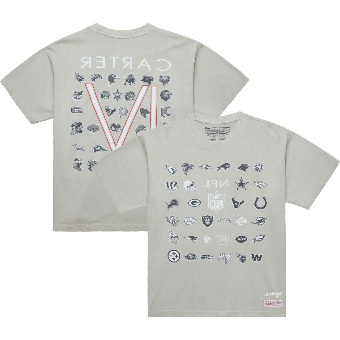 Arizona Cardinals x NFL x Lil Wayne Carter VI T-Shirt | NFL On sale