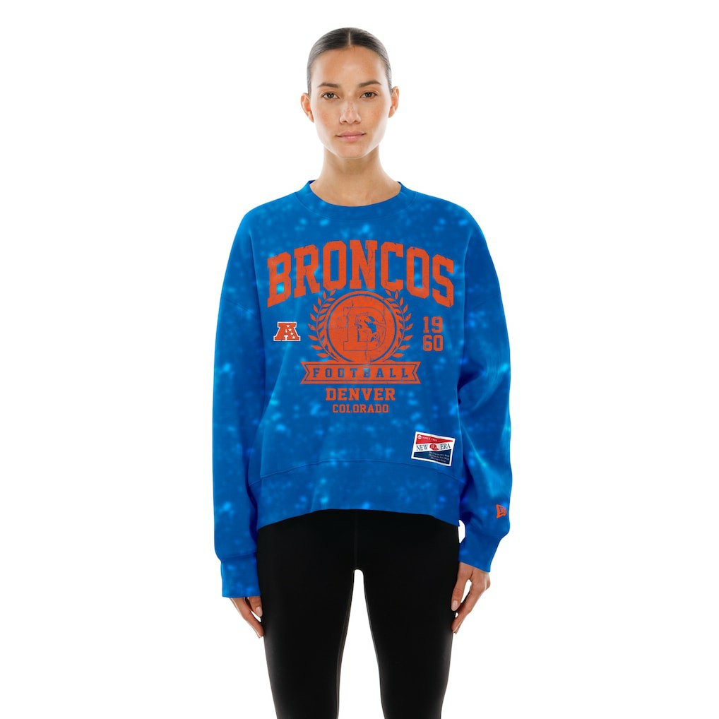 Denver Broncos Women's Throwback Oversized Boxy Sweatshirt | NFL US
