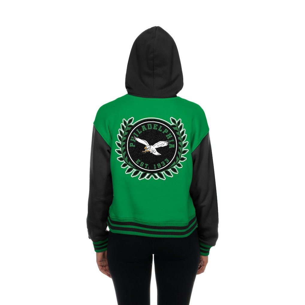 Philadelphia Eagles Women's Throwback Full-Snap Hooded Jacket | NFL Online