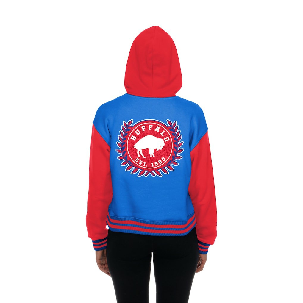 Buffalo Bills Women's Throwback Full-Snap Hooded Jacket | NFL Discount