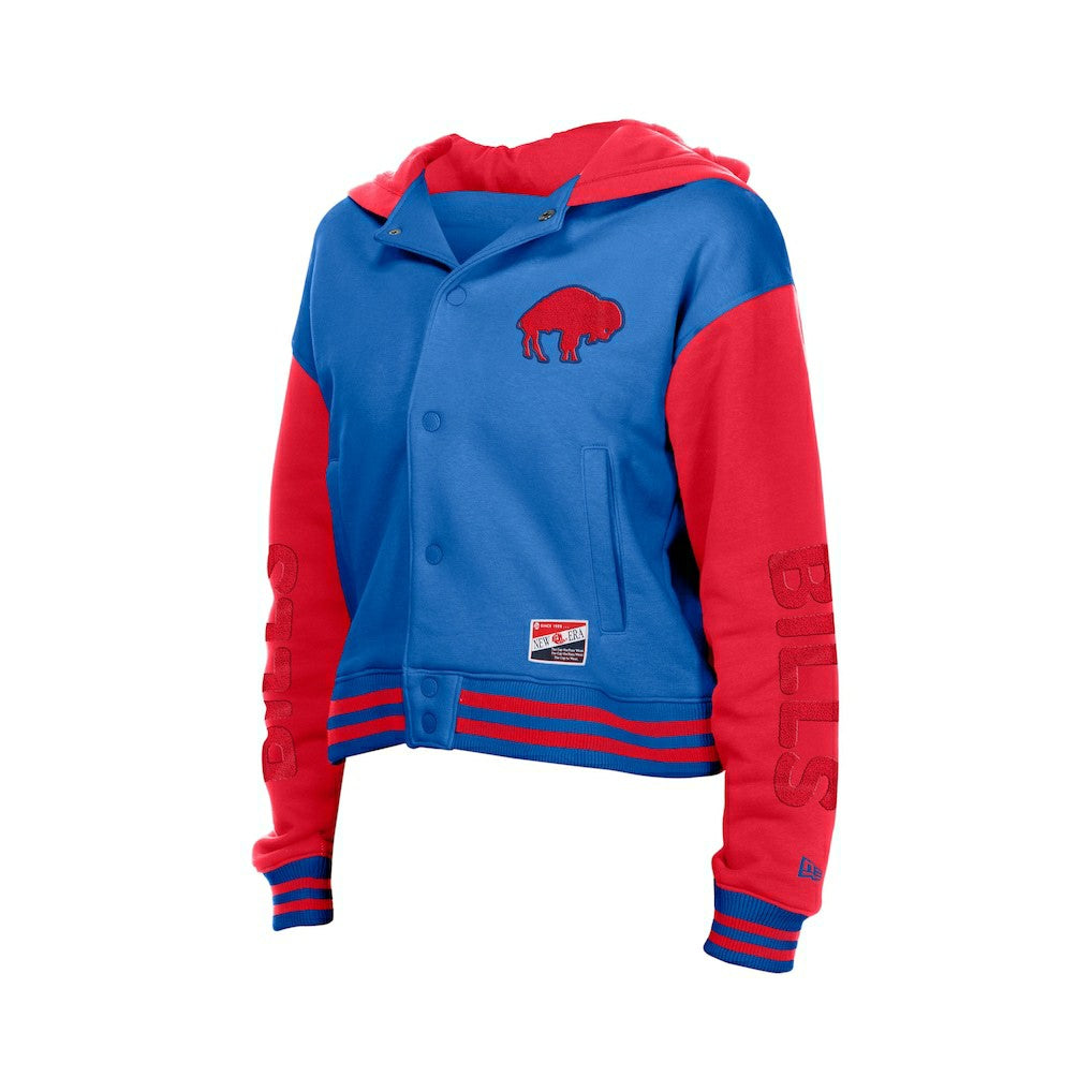 Buffalo Bills Women's Throwback Full-Snap Hooded Jacket | NFL Discount