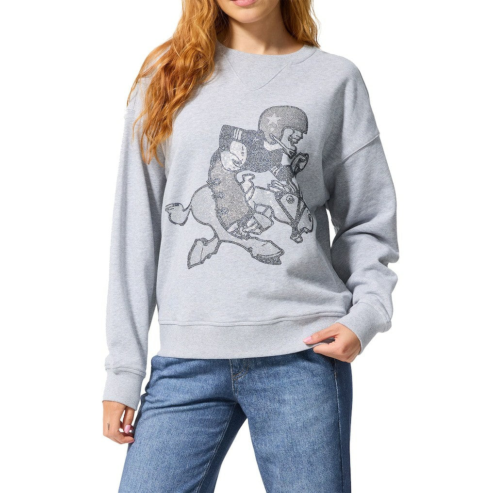 Dallas Cowboys Terez Women's Retro Gems Fleece Crewneck Sweatshirt | NFL Online