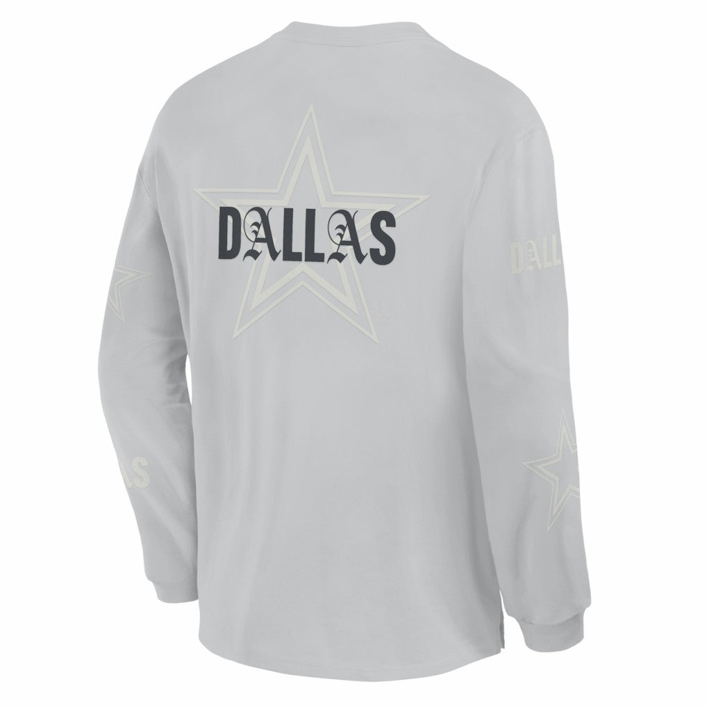 Dallas Cowboys Oversized Type Play Long Sleeve T-Shirt | NFL Online