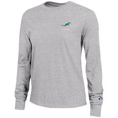 Miami Dolphins Women's Core Long-Sleeve T-Shirt | NFL Discount